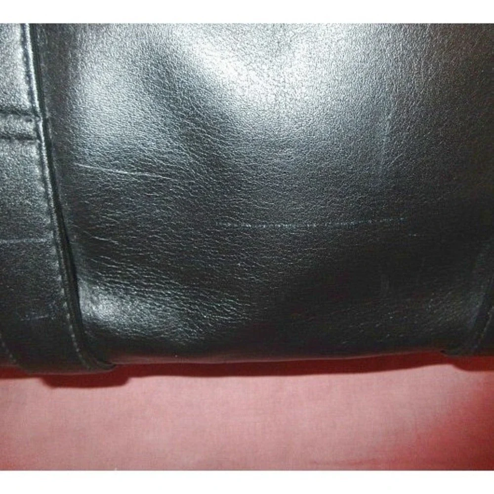 Vtg Geoffrey Beene Leather Executive Briefcase Business Travel Attache Bag